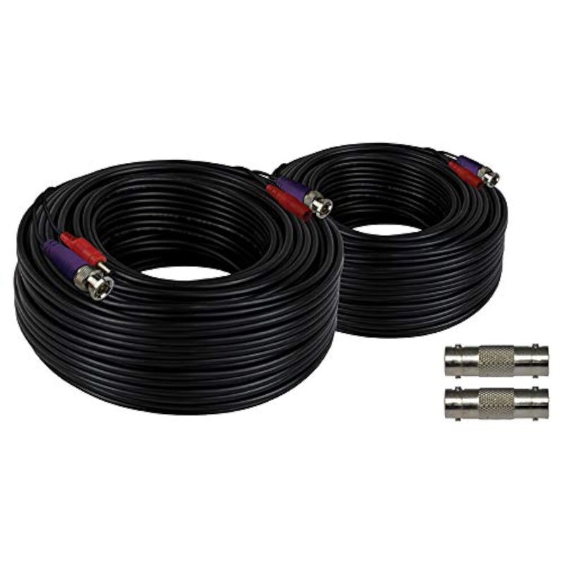 Night Owl 100 ft. in-Wall Rated Video/Power Camera Extension Cable with Extension Adapter (2-Pack) - Image 1